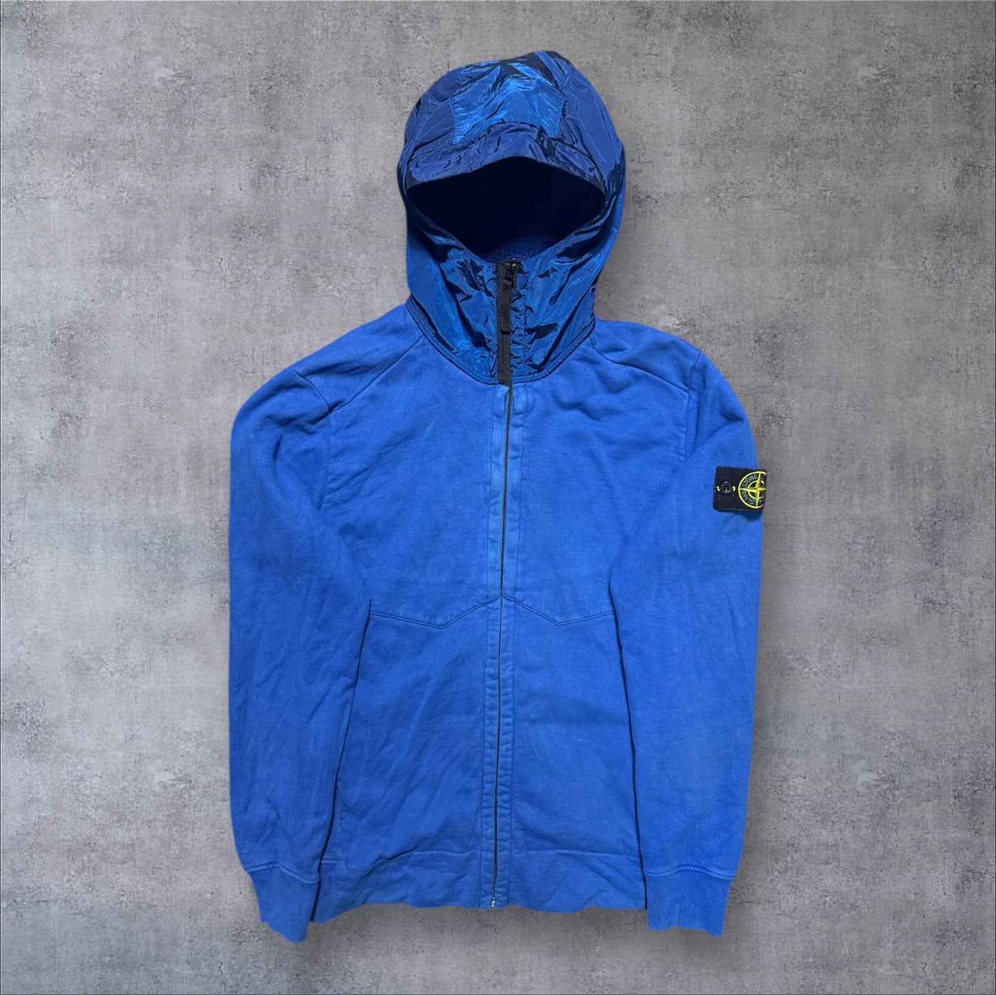 Stone Island Jumper With Nylon Hood XL RRP £325