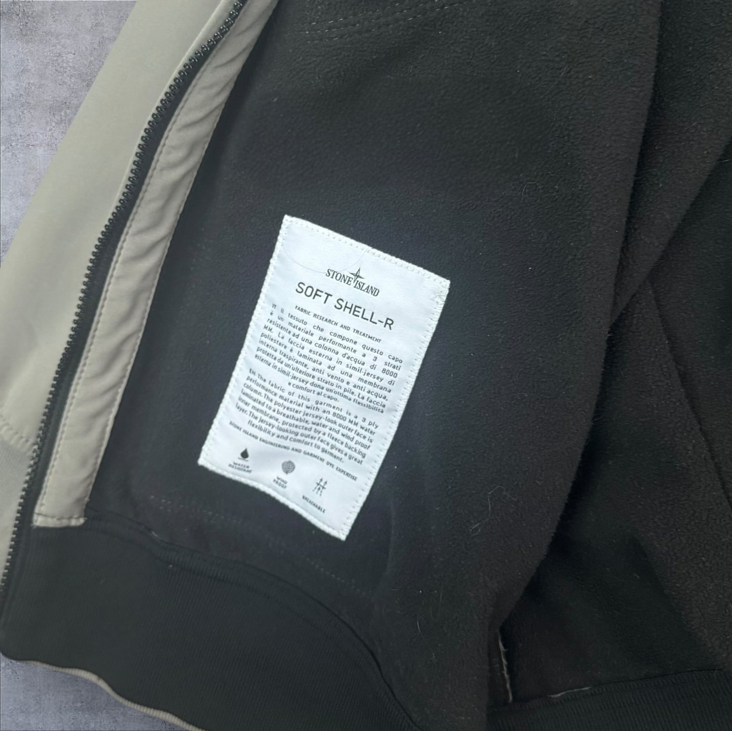 Stone Island Fleece Lined Softshell Jacket 3XL RRP £550