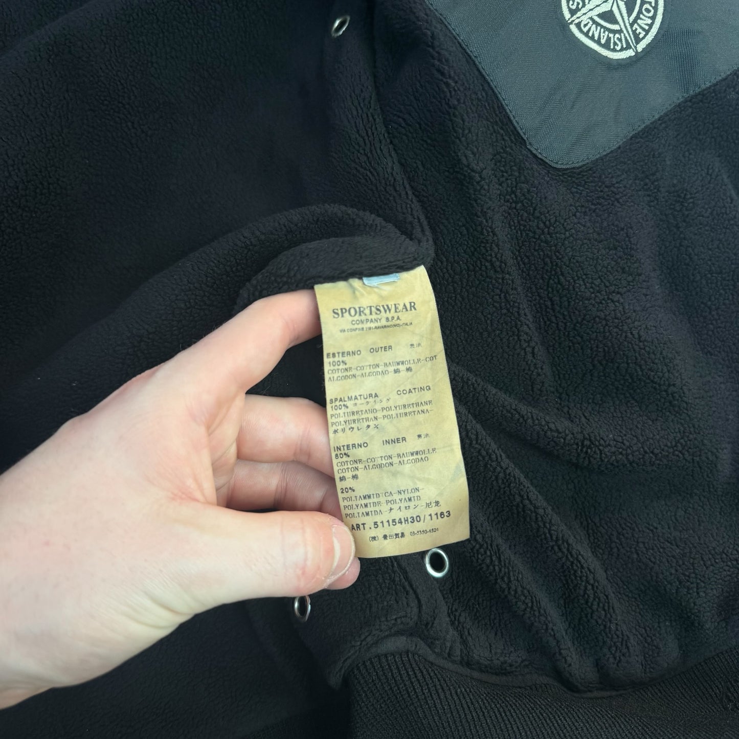 Stone Island Fleece Lined Heavy Duty Jacket RRP £495