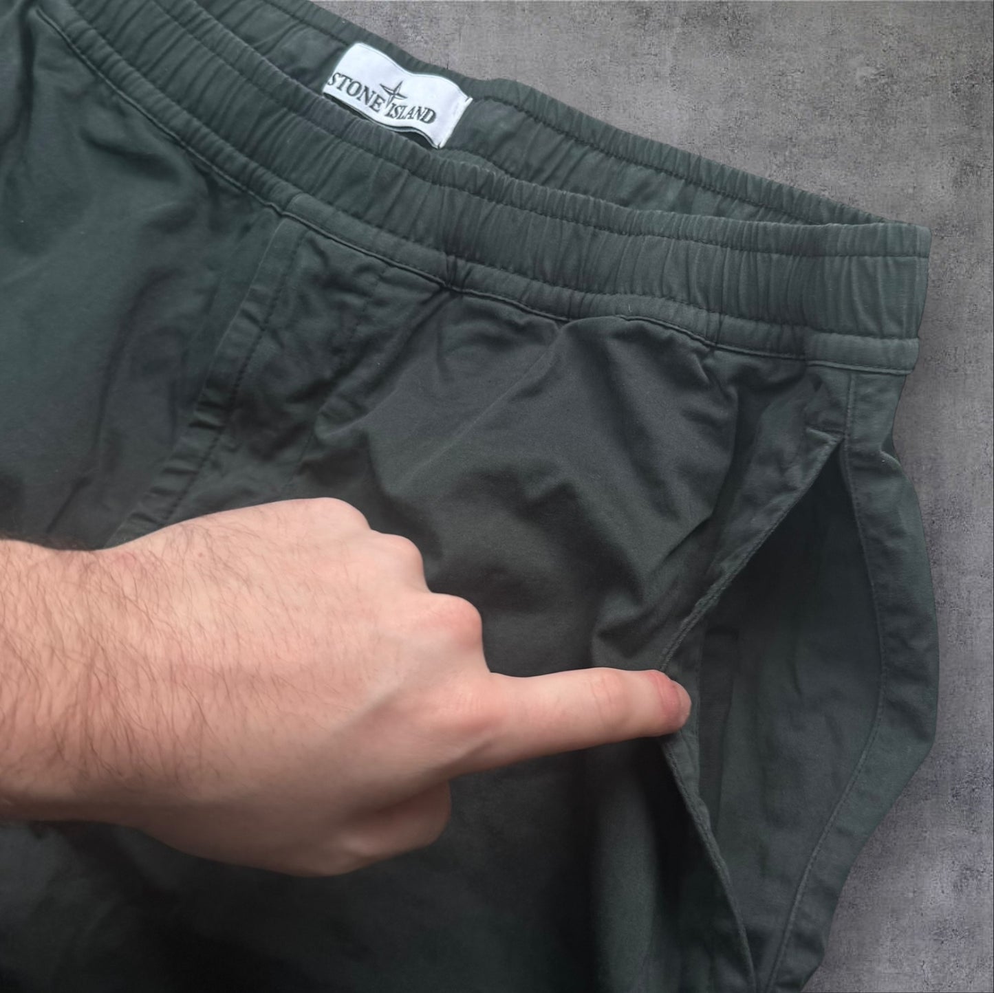 Stone Island Elasticated Cargos 36W Badge Detail RRP £375