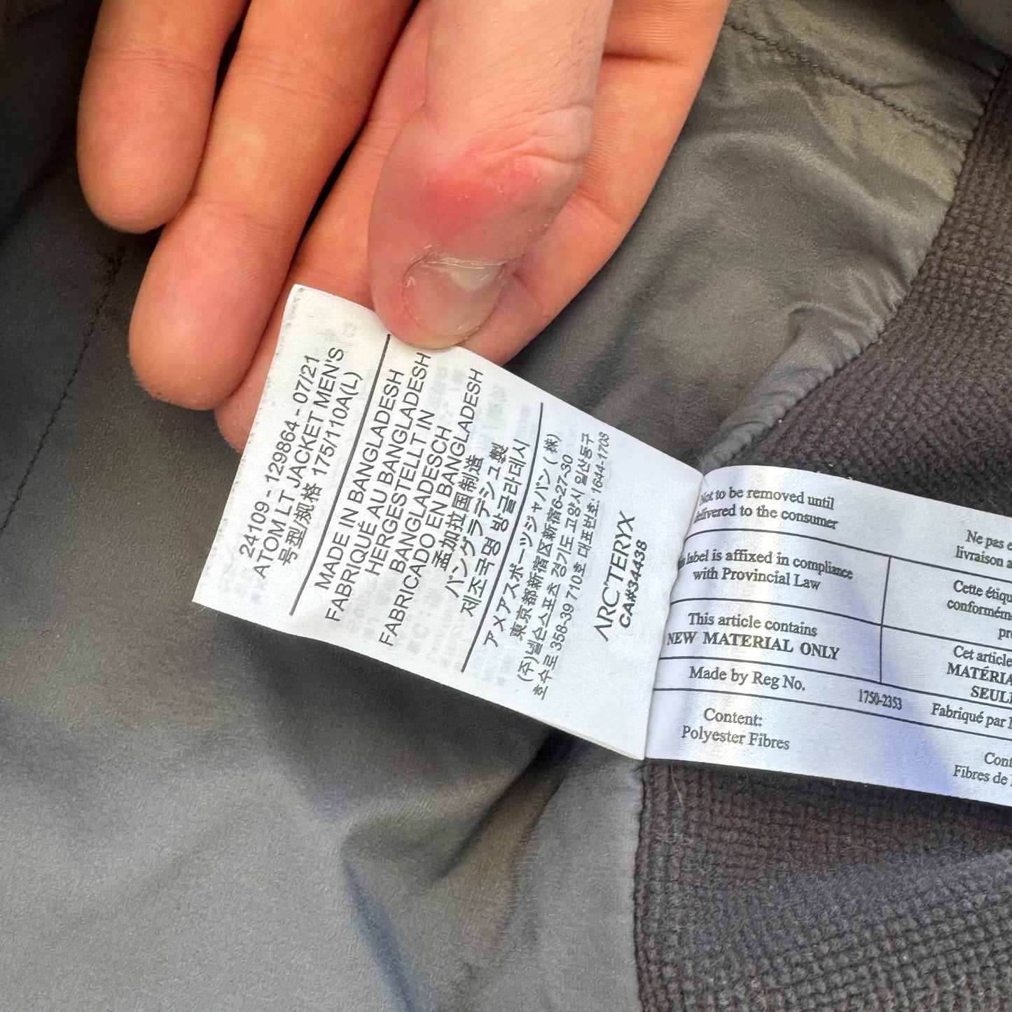Arc'teryx Atom LT Jacket Men's Medium RRP £280
