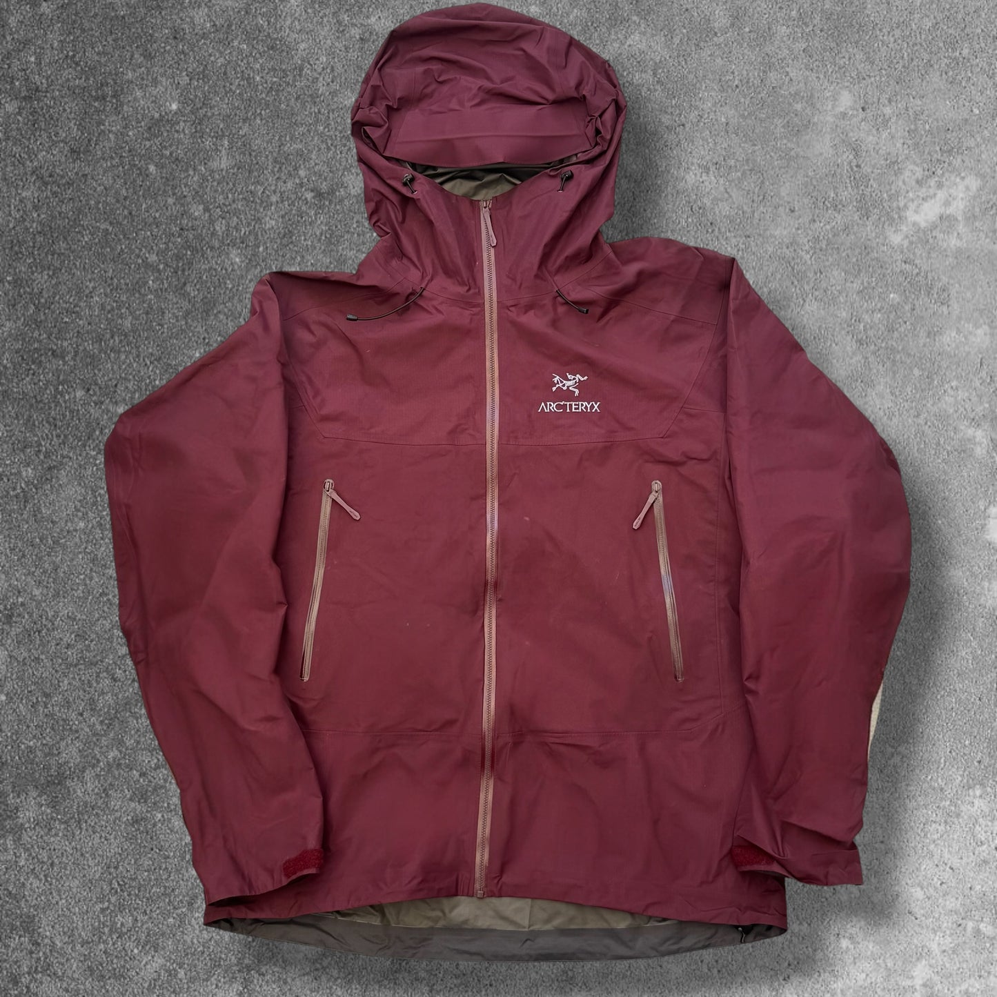 Arc'teryx Beta SL Hybrid Gore-Tex Burgundy Jacket Size XL RRP £500
