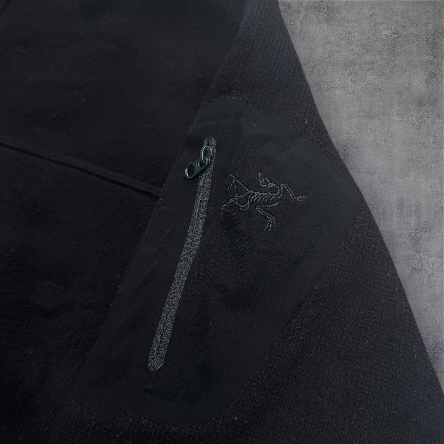 Vintage Arc’teryx Covert Fleece Full Zip Black XL RRP £180