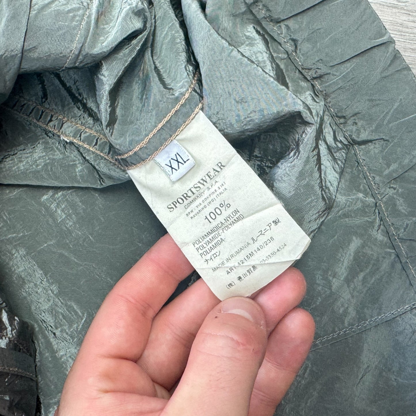 Stone Island Nylon Metal Jacket XXL 2004 Art 4215M140 RRP £600