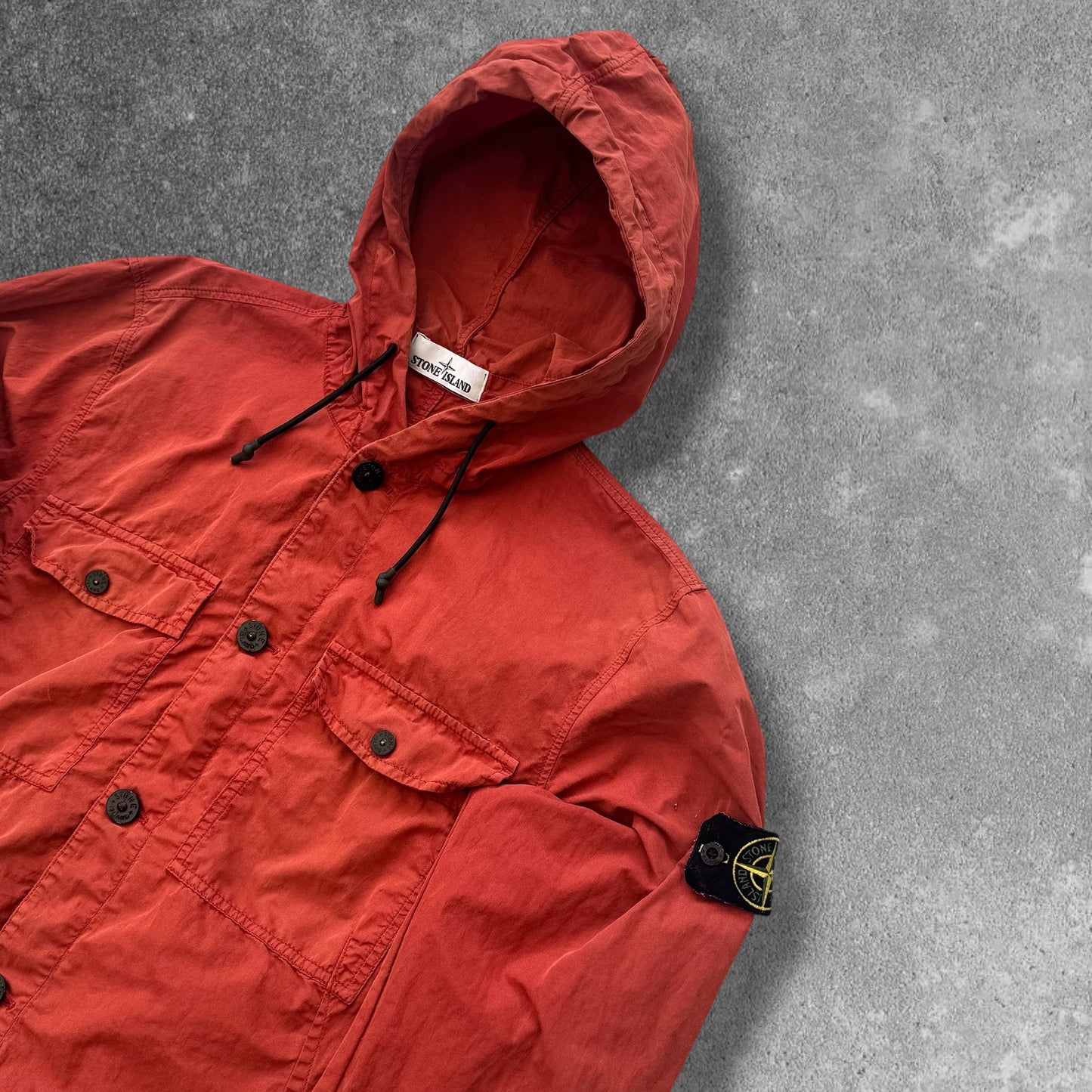 Stone Island Hooded Overshirt Men's Medium Fits S/M RRP £425