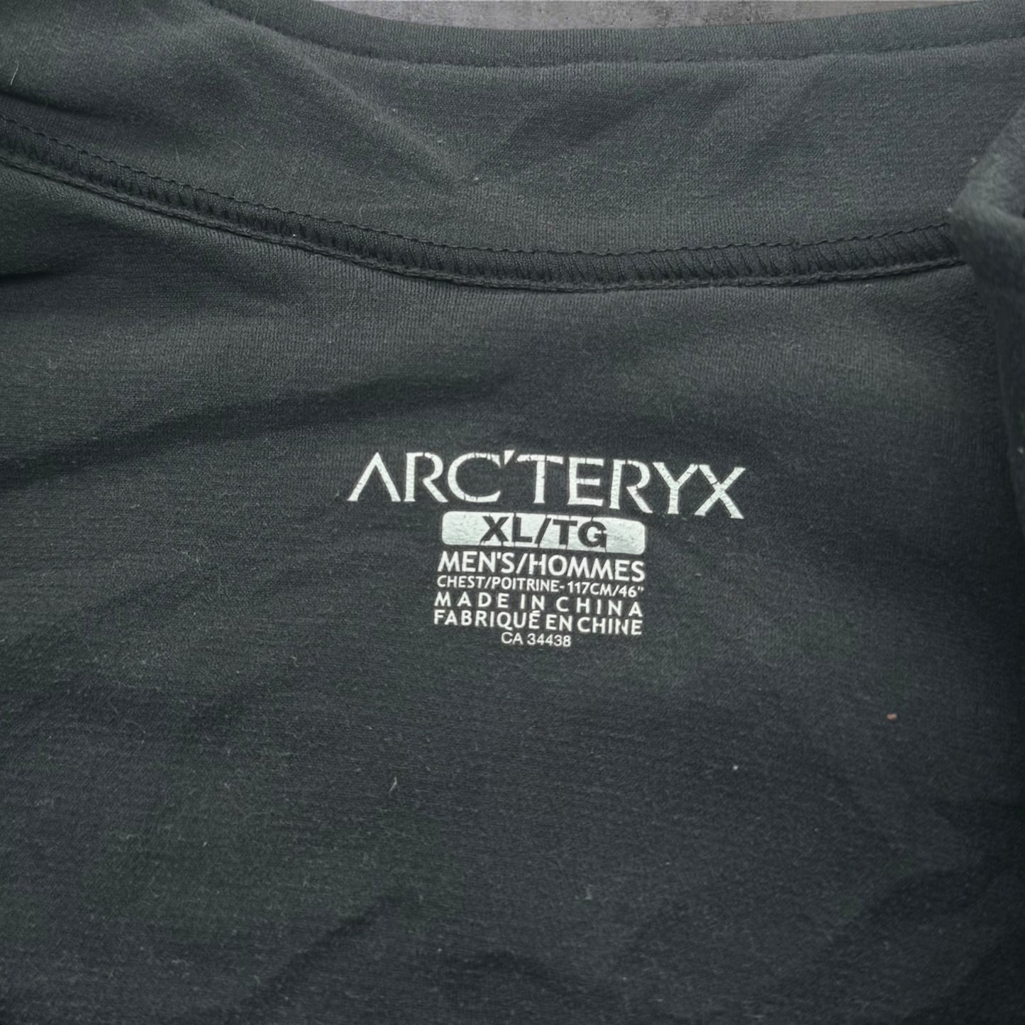 Vintage Arc’teryx Covert Fleece Full Zip Black XL RRP £180
