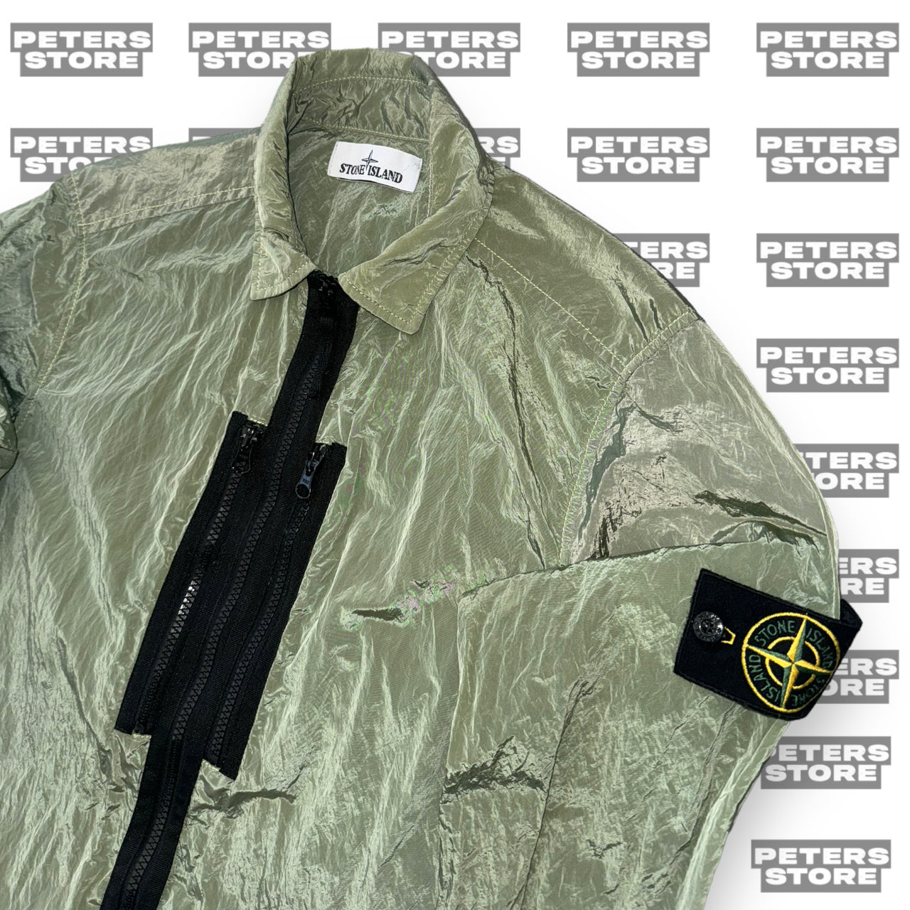 Stone Island Pistachio Nylon Metal Jacket