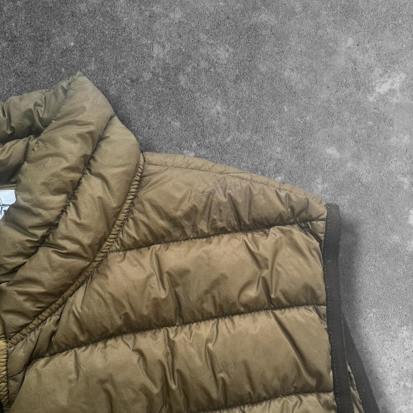 Stone Island Micro Yarn Down Gilet 3XL Brown RRP £450