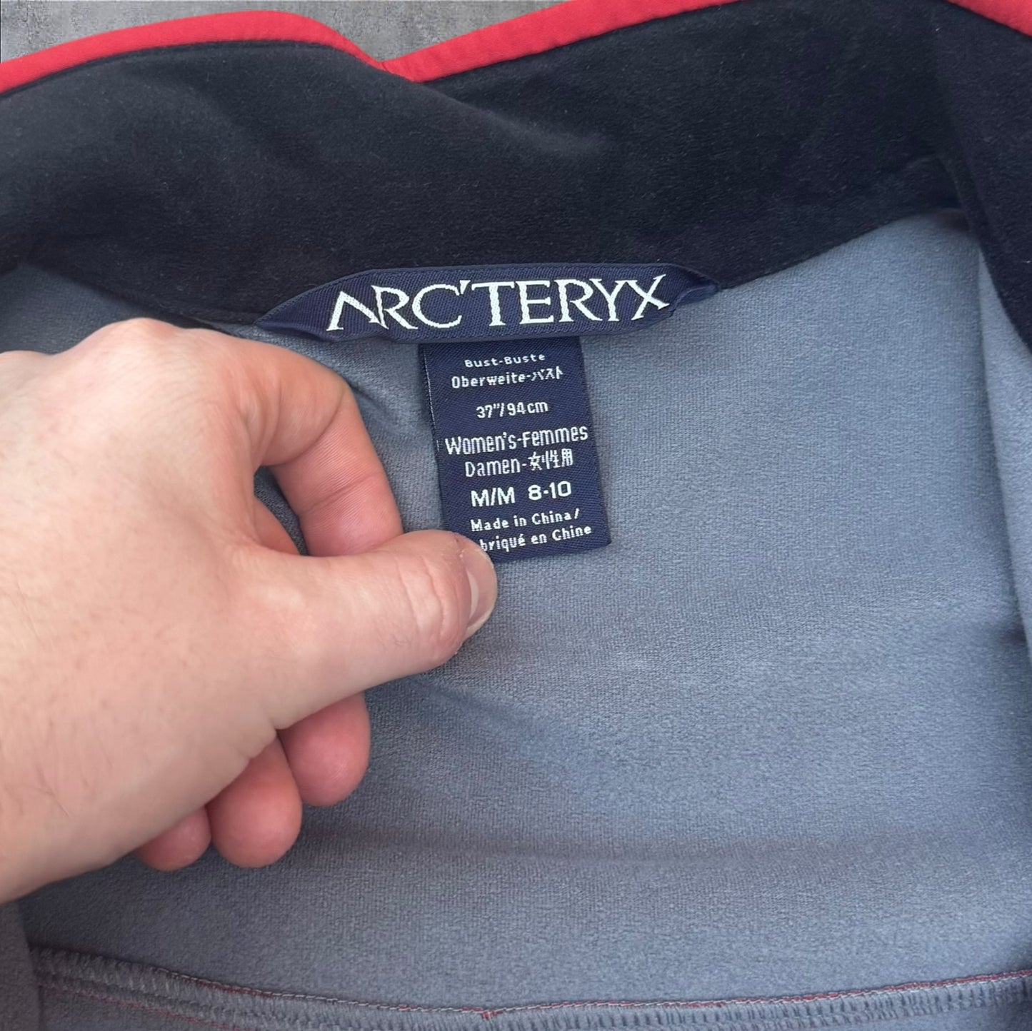 Arc’teryx Gamma MX Fleece Lined Softshell Womens Medium Red RRP £280