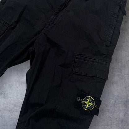 Stone Island Cargo Trousers Black Size 34W RRP £395+
