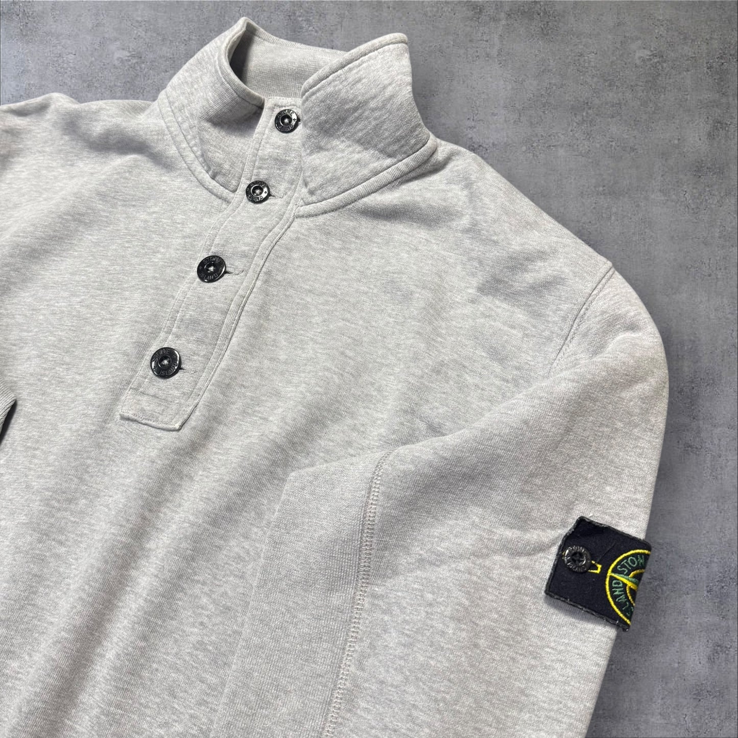 Stone Island Quarter Zip Grey XL RRP £325