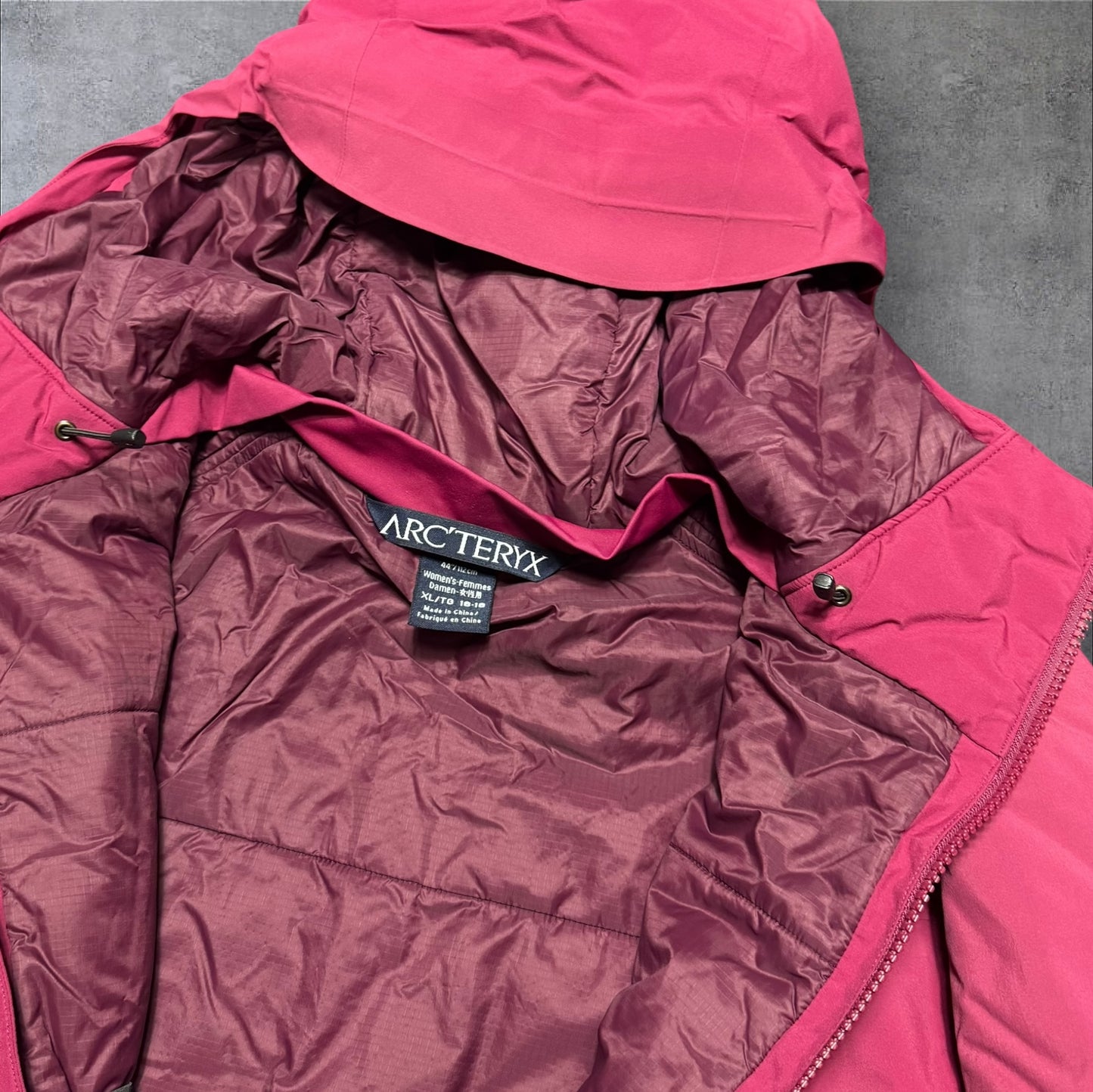 Arcteryx Womens Heavy Duty Insulated Windstopper Jacket XL RRP £400