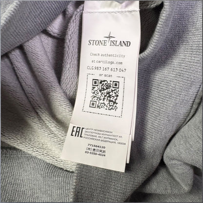 Stone Island Hoodie Grey Size Medium RRP £325