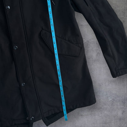 CP Company Fleece Lined Softshell Parka Black RRP £525