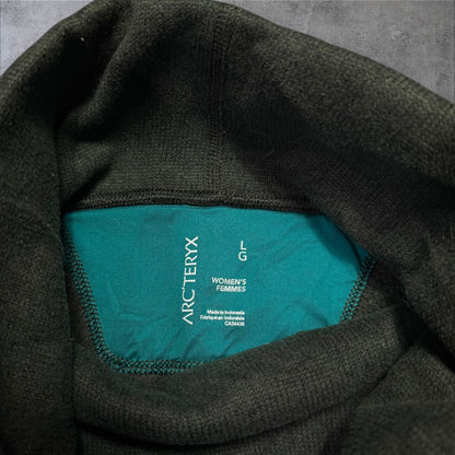 Arcteryx Womens Snood Fleece Large Khaki RRP £160