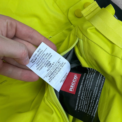 Arc'teryx Stingray Ski Trousers Men's Large Neon RECCO RRP £450