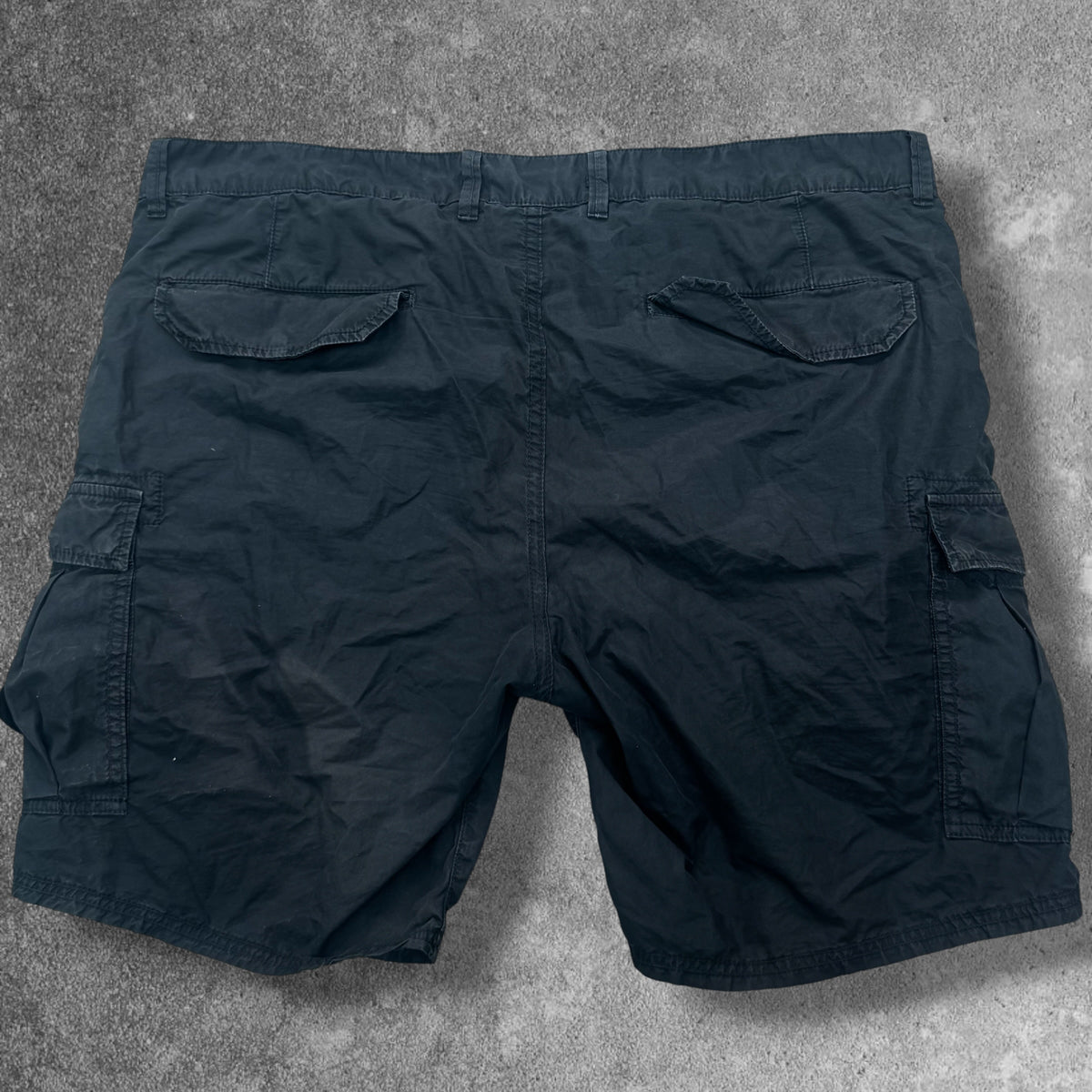 Stone Island Cargos W38 Black Garment Dyed RRP £350