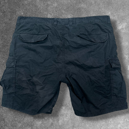 Stone Island Cargos W38 Black Garment Dyed RRP £350