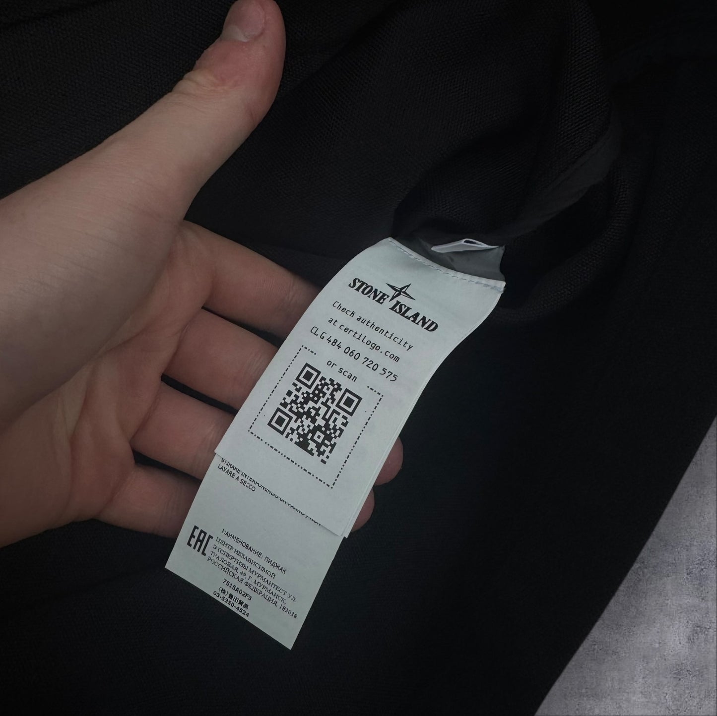 Stone Island Cotton Nylon Moleskin TC Ghost XXL Brand New With Tags RRP £750