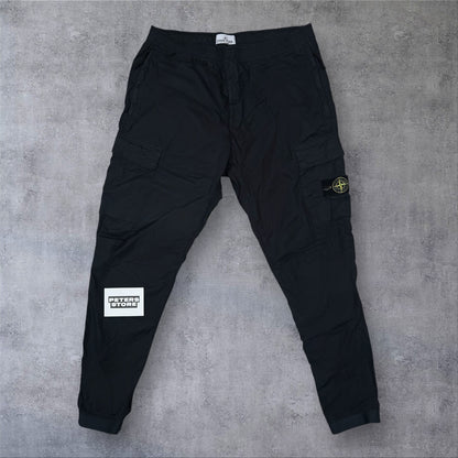 Stone Island 38W Dark Navy Cargo Trousers Elasticated Waist A0020 RRP £395