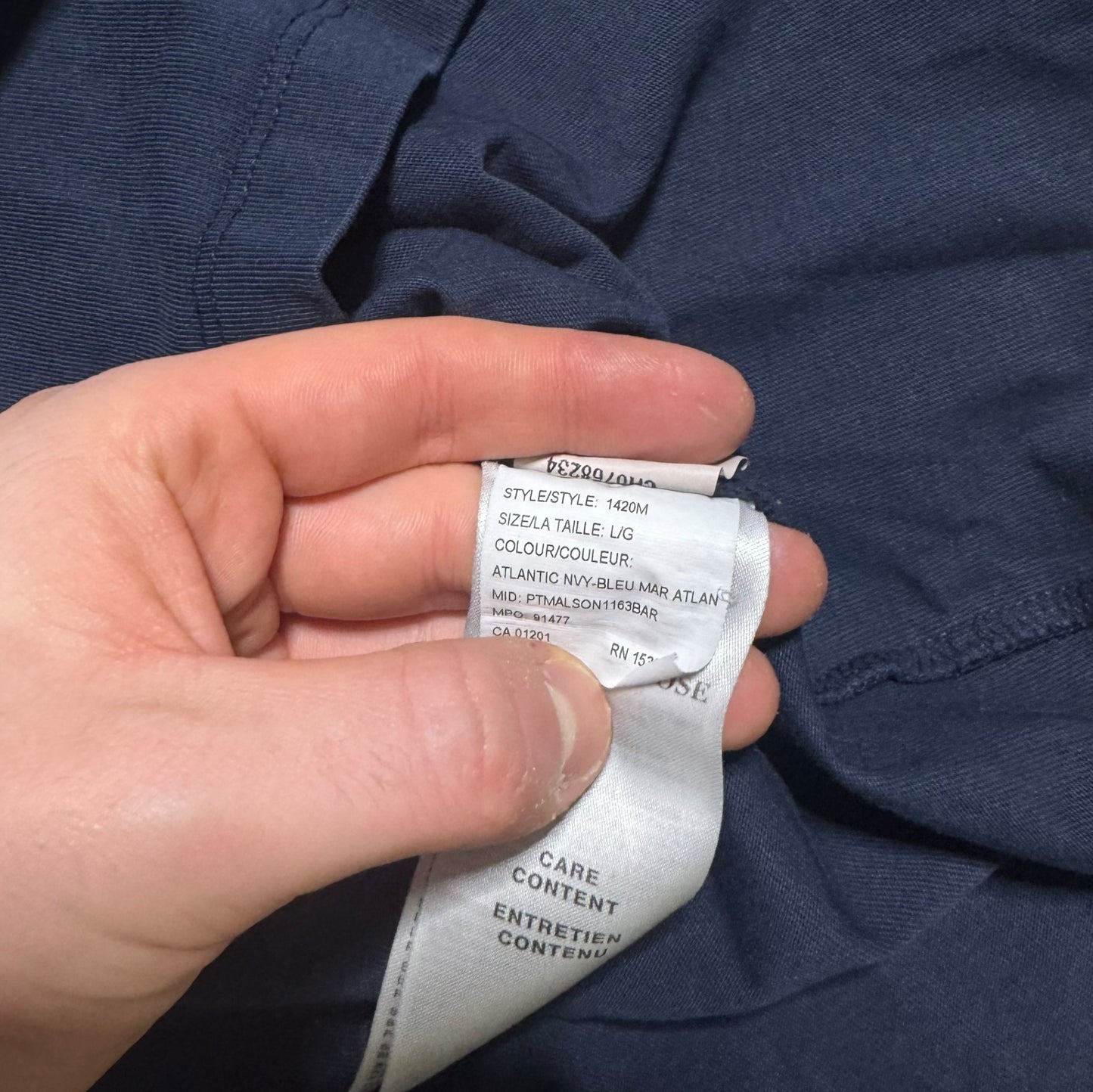 Canada Goose T Shirt Navy Large RRP £150