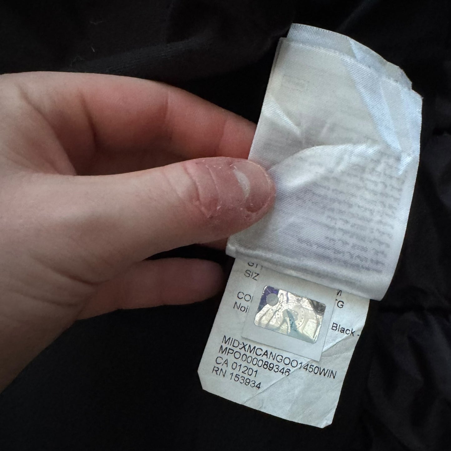 Canada Goose Hooded Lodge Jacket Black Size XL RRP £595