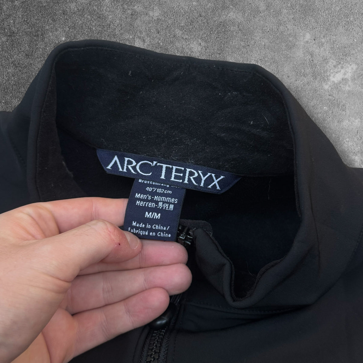Vintage Arc'teryx Gamma MX Men's Medium Black Softshell RRP £300