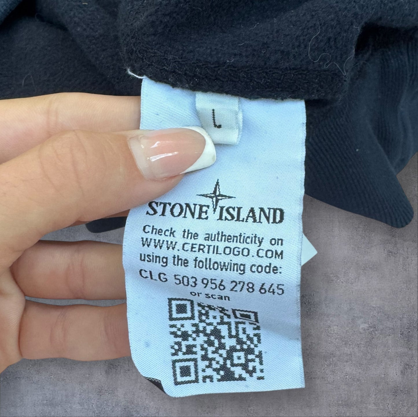 Stone Island Sweatshirt Navy Size Large Brand New With Tags RRP £300+