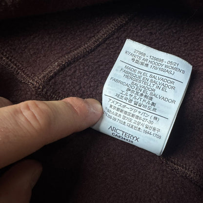 Arcteryx Womens Hooded Kyanite Fleece Large RRP £180