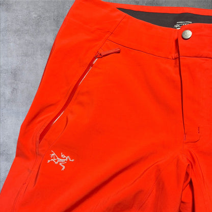 Arc’teryx Goretex Sabre Ski Trousers Womens Size 12 Orange RRP £400