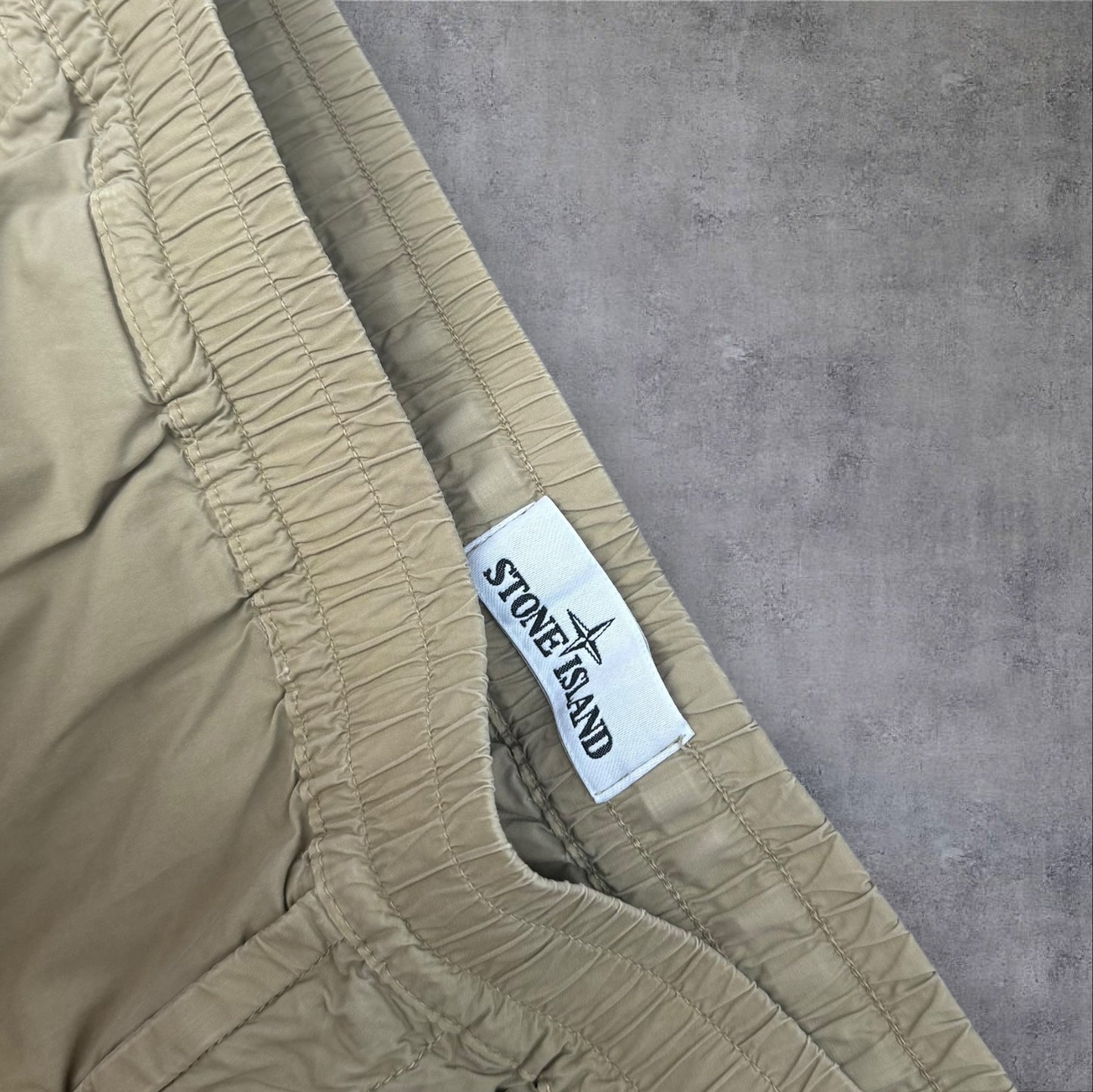 Stone Island Cargos 34W Tan Elastic Waist RRP £395