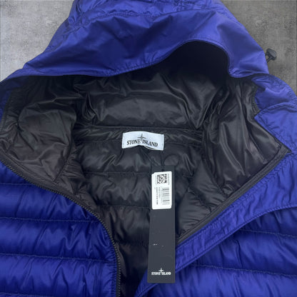 Stone Island Bio Based Ripstop Nylon Down Jacket Brand New With Tags Ocean Blue Large RRP £850