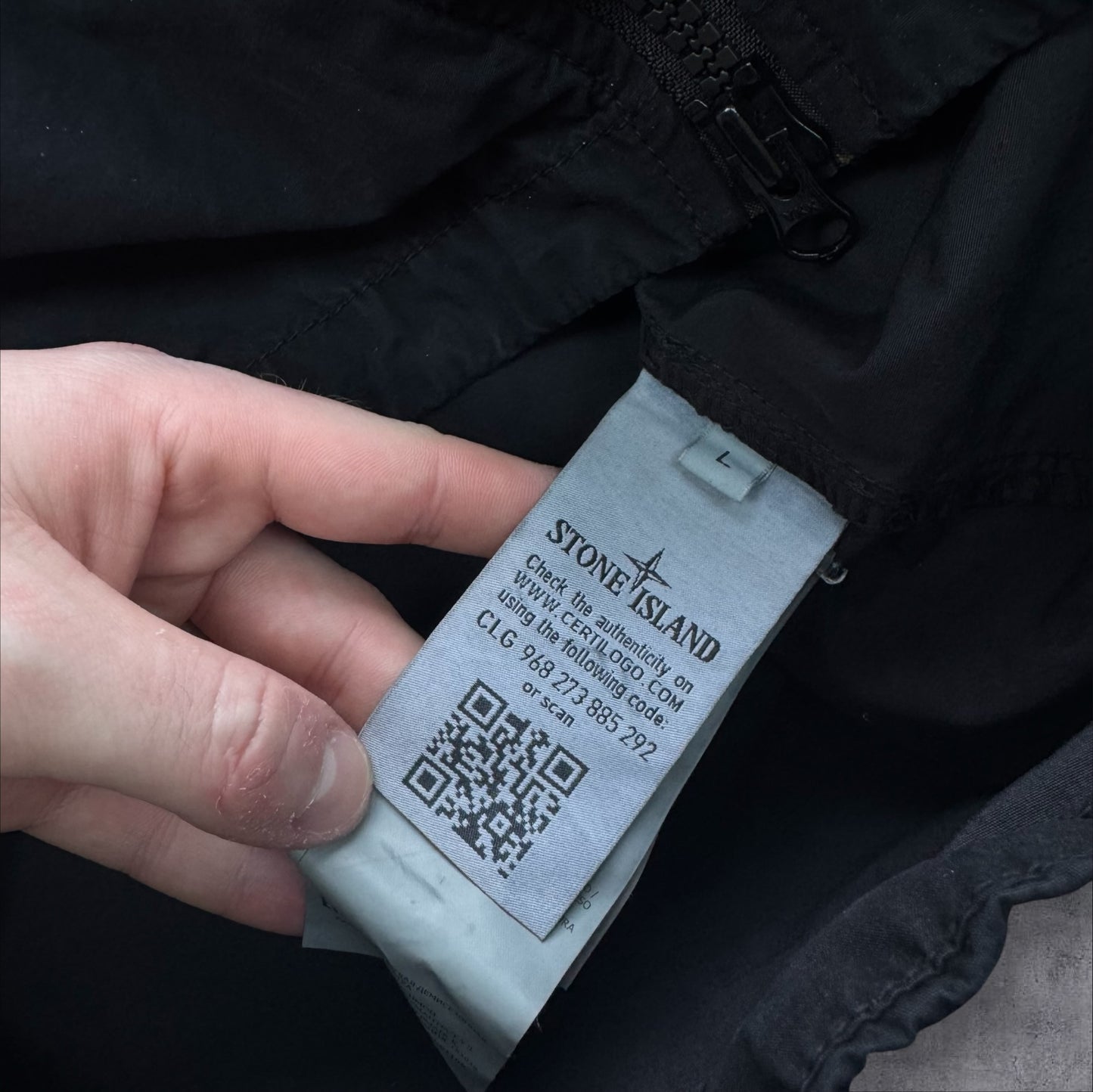 Stone Island Overshirt Black Large 22.5” P2P RRP £325