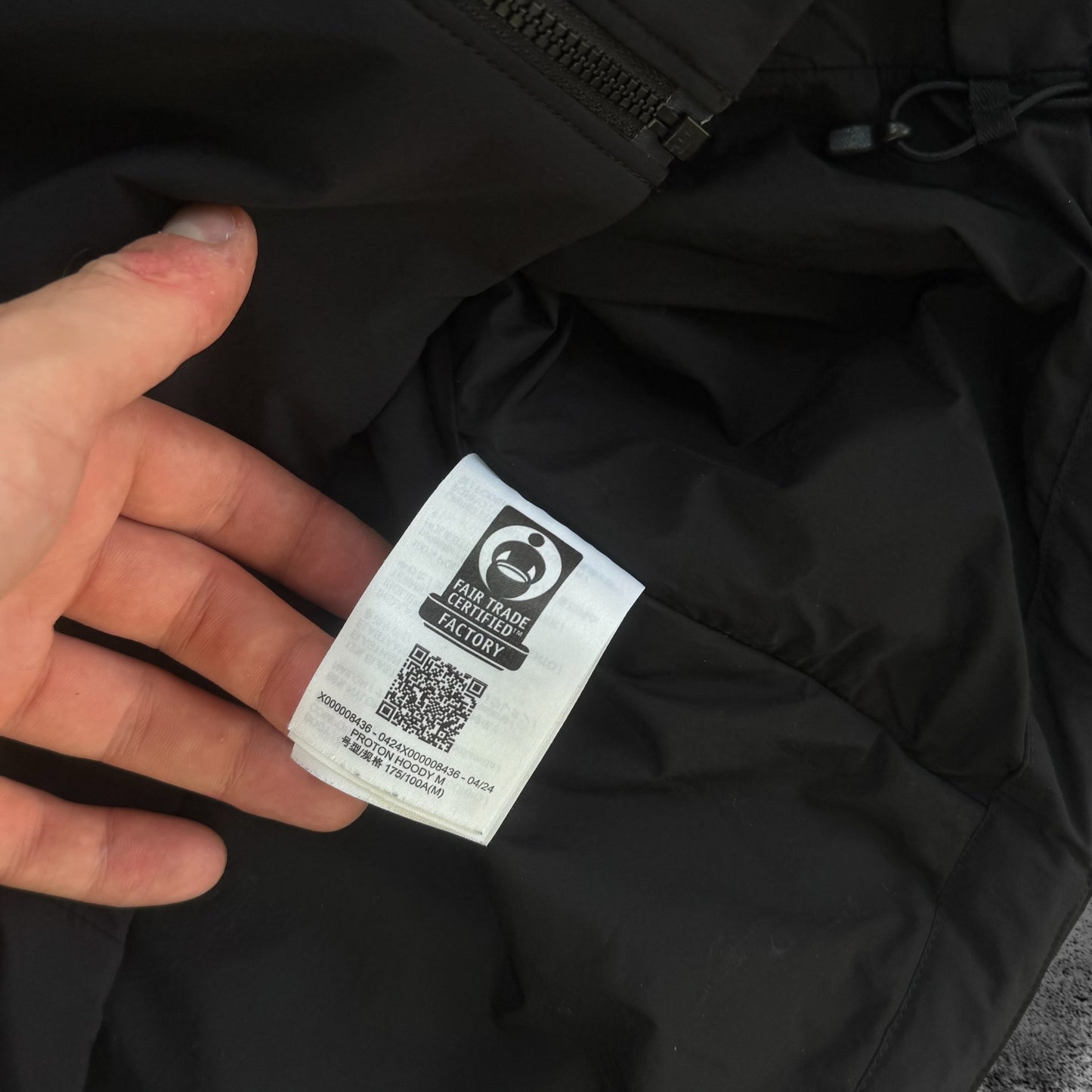 Arc'teryx Proton Jacket Men's Medium Black Insulated RRP £300
