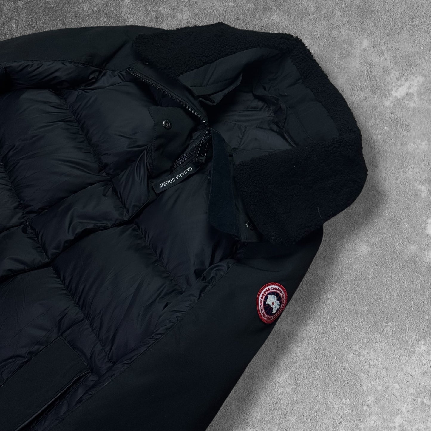 Canada Goose Women's Small Shearling Collar Puffer Jacket RRP £1150