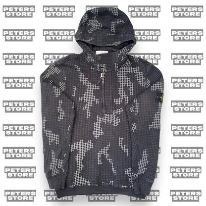 Stone Island Grid Pattern Hoodie Jumper