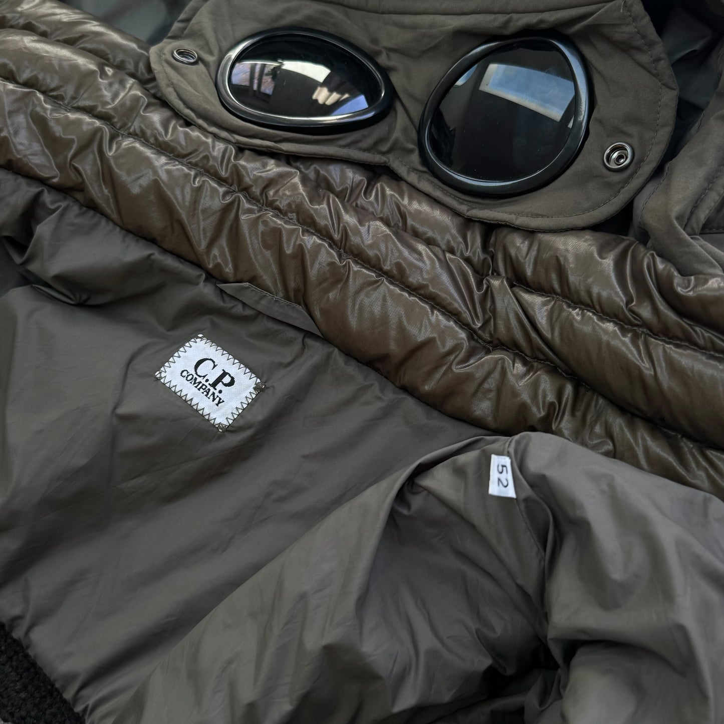 CP Company Pro-Tek Down Puffer Goggle Jacket Size 52 RRP £800
