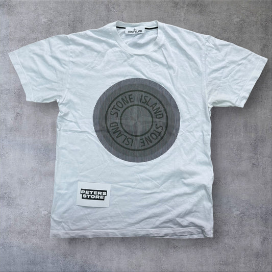 Stone Island Hologram Tee White Size Medium RRP £200+