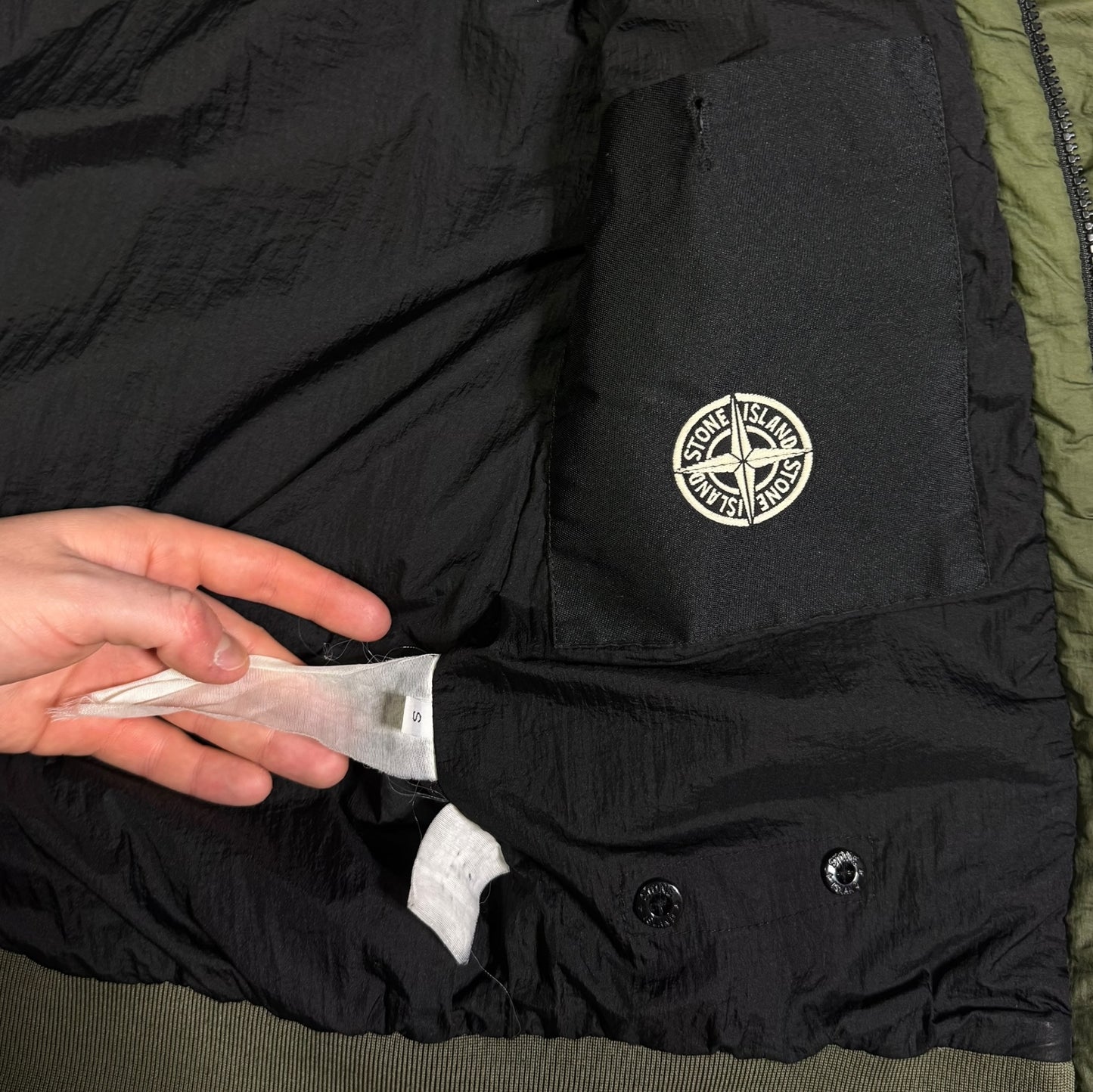 Stone Island Nylon Tela Jacket Small RRP £450