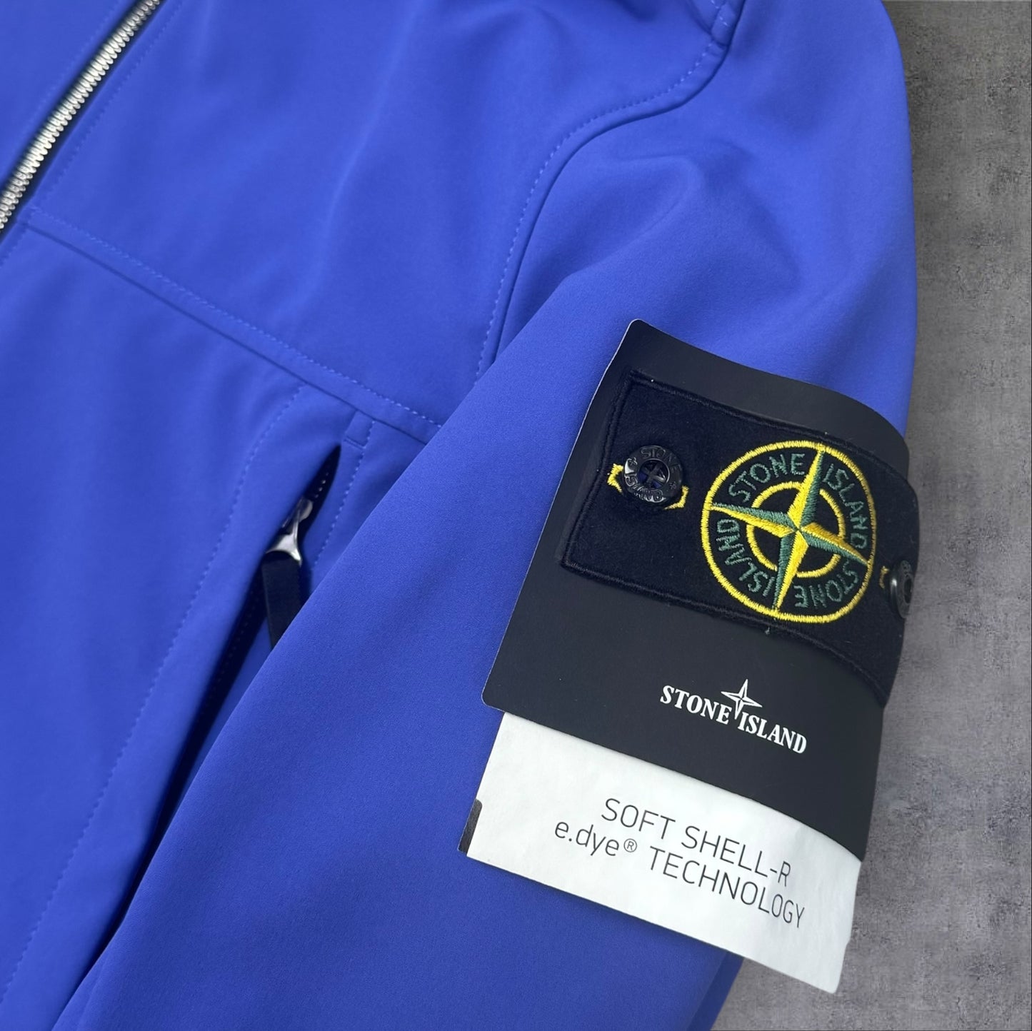 Stone Island Fleece Lined Softshell Ocean Blue Medium BNWT RRP £650