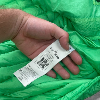 Stone Island Loom Woven Puffer Men's Large Mint Green RRP £900