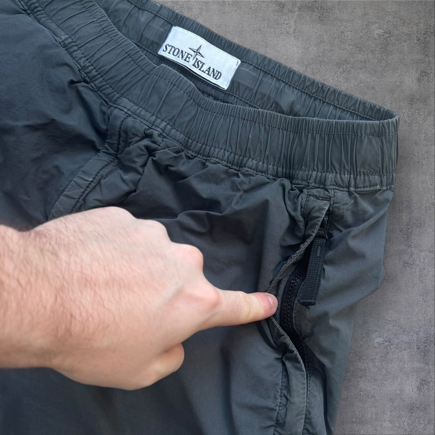 Stone Island 30W Elasticated Cargos Grey RRP £275