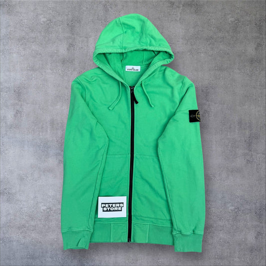 Stone Island Zip Hoodie Mint Green Size Medium RRP £350+