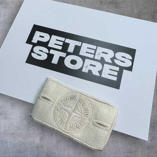 Stone Island Ghost Badge White Cream