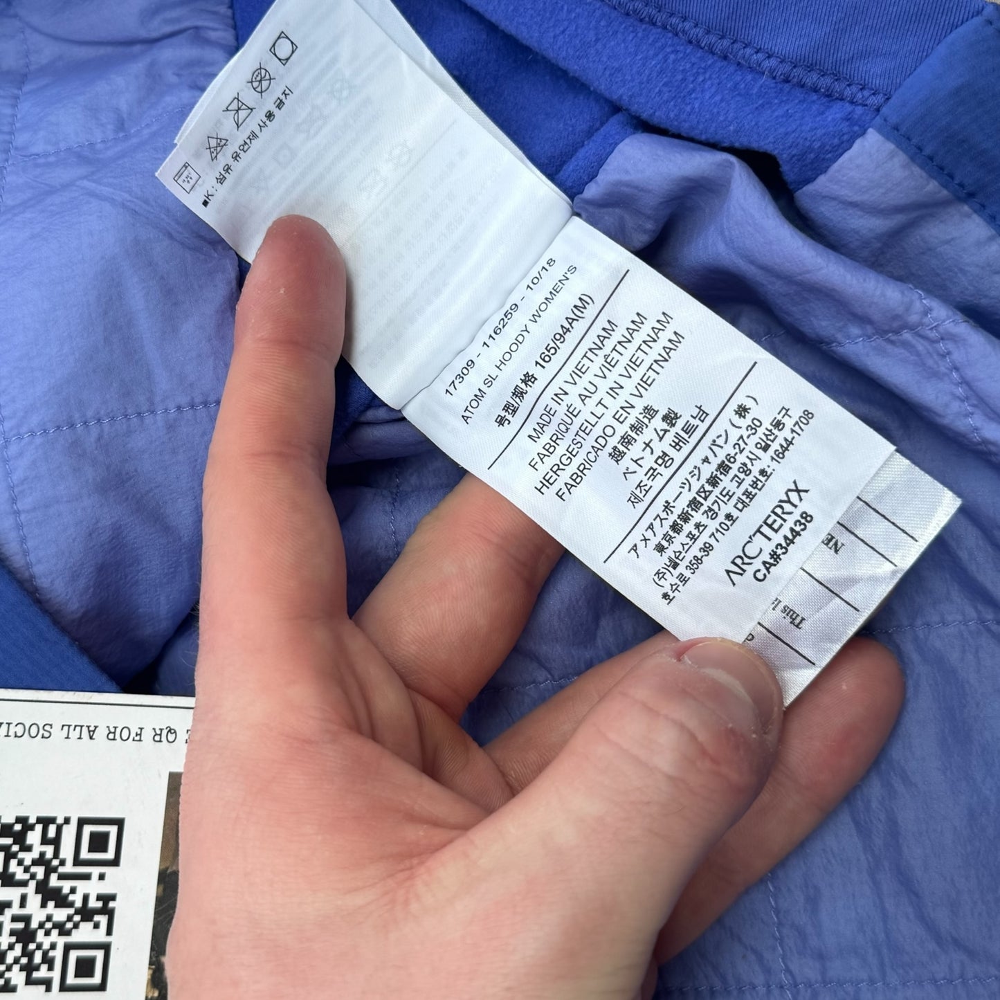 Arc'teryx Atom SL Jacket Women's Medium RRP £245