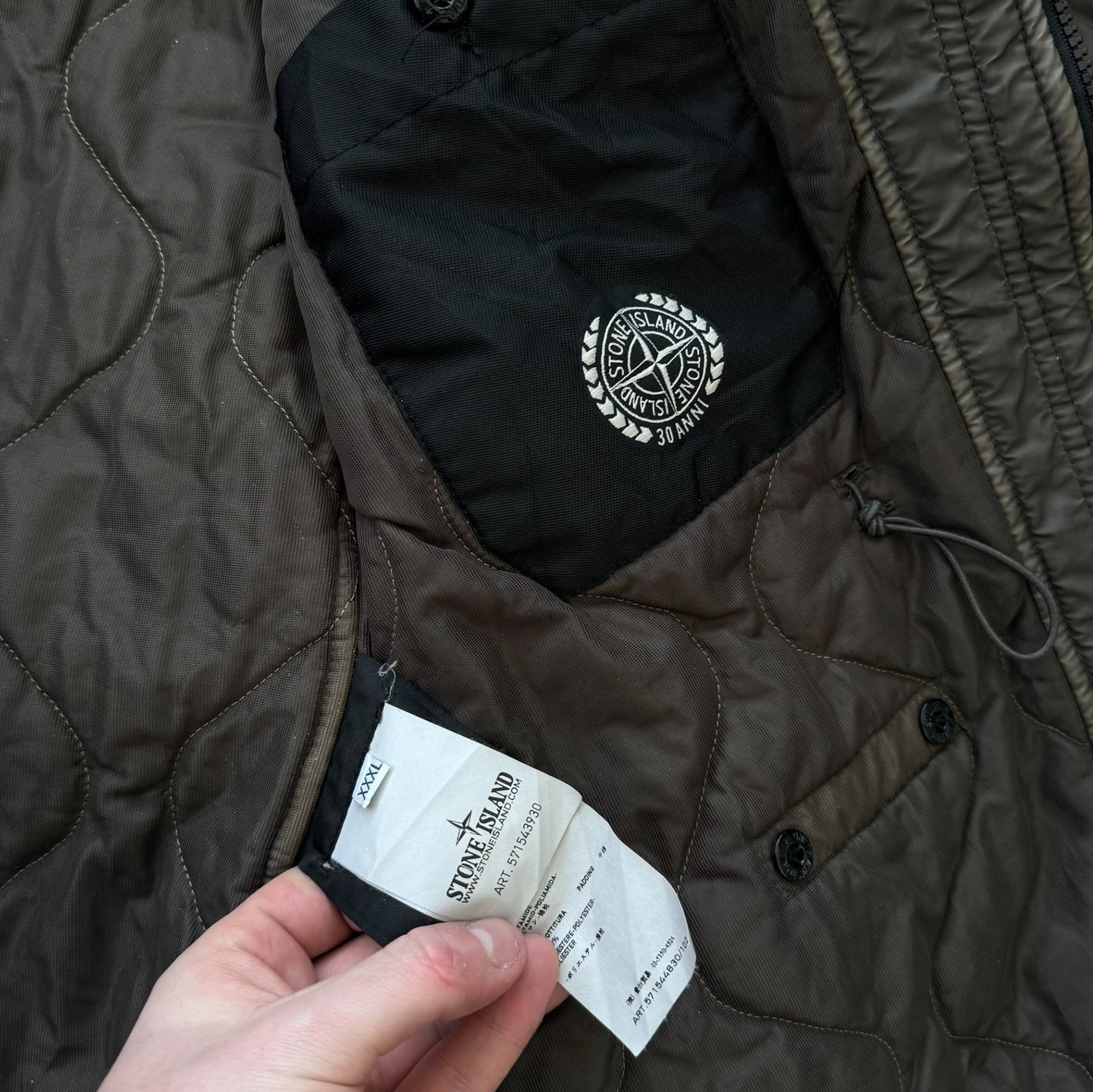 Stone Island Mossola Gommata 30th Anniversary Jacket XXL RRP £995