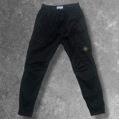 Stone Island Cargos W30 Black Elasticated Waist RRP £350