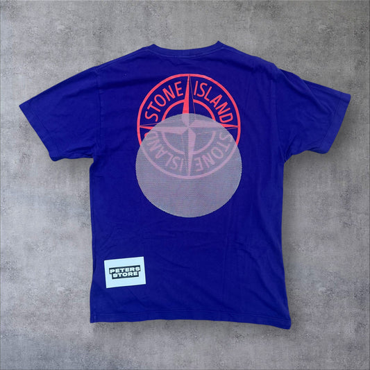 Stone Island T-Shirt Large Hologram Logo RRP £175+