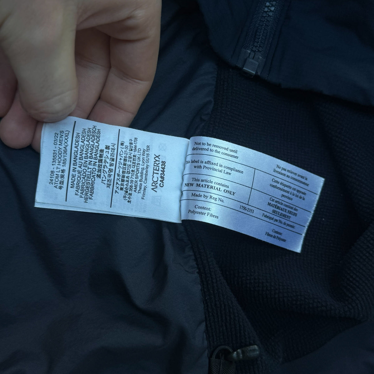 Arc'teryx Atom LT Men's 3XL Dark Sapphire 2022 RRP £280
