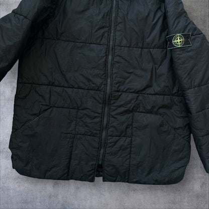 Stone Island Autumn Winter 1995 Green Edge Puffer Jacket XL RRP £795